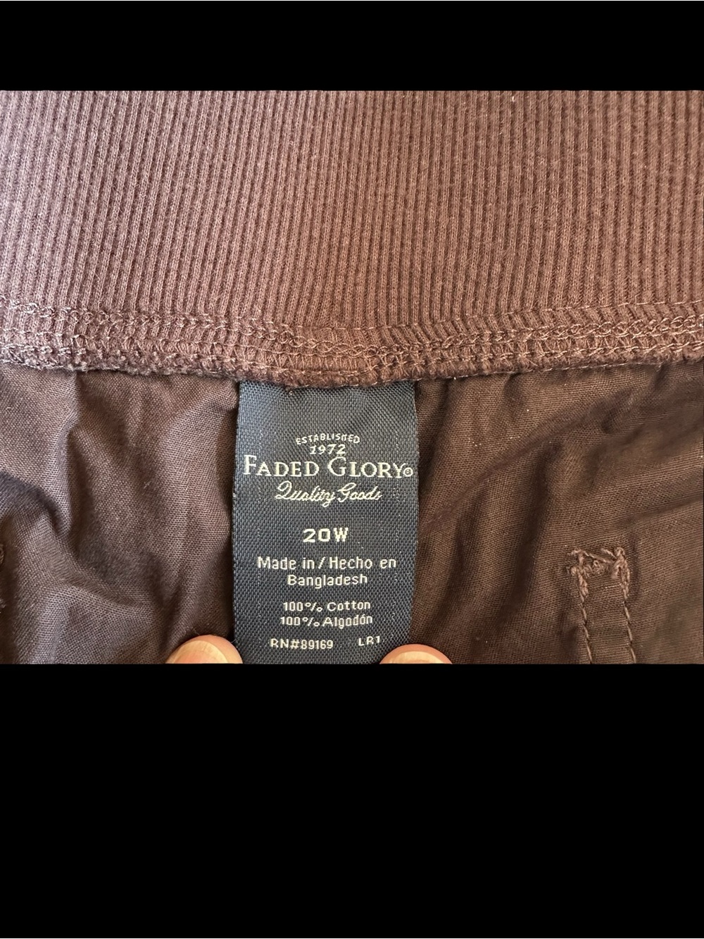 Faded Glory Brown Women's Trousers